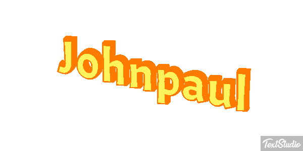 Johnpaul Text effect
