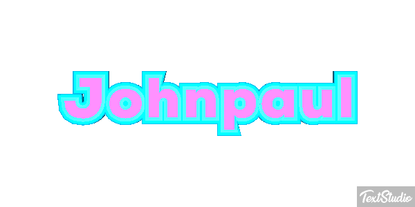 Johnpaul Text effect