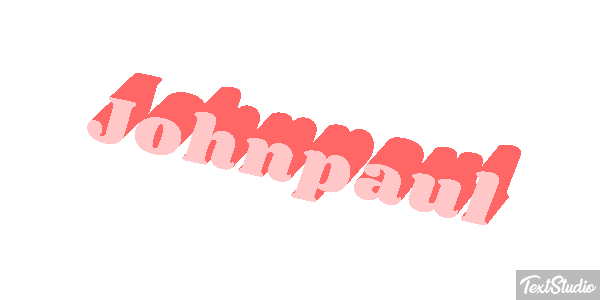 Johnpaul Text effect