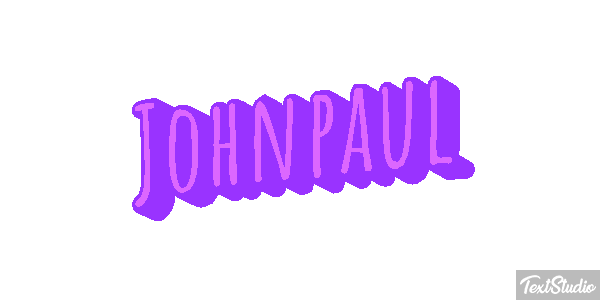 Johnpaul Text effect