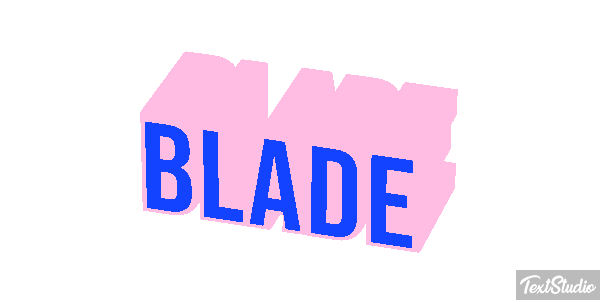 Blade Effetto testo