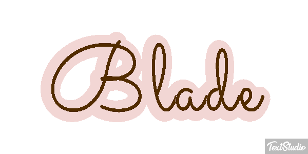 Blade Effetto testo