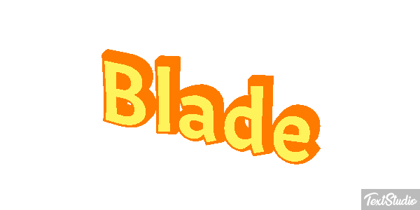 Blade Effetto testo
