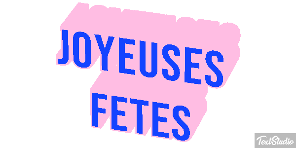 Joyeuses Fêtes Efekt tekstowy