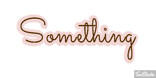 Something Texteffekt