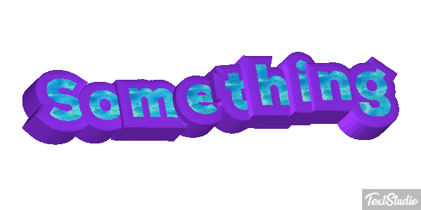 Something Texteffekt
