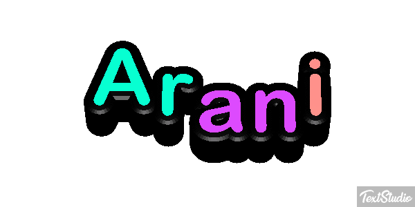 Arani Tekst effect
