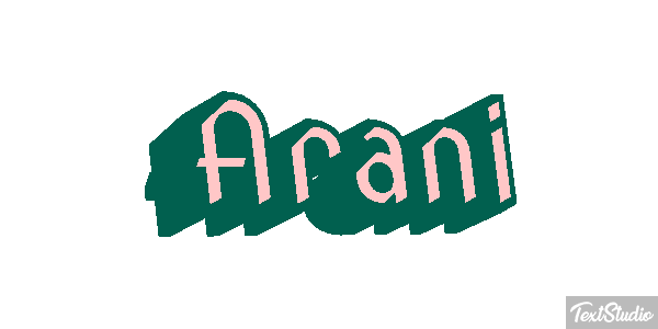 Arani Tekst effect