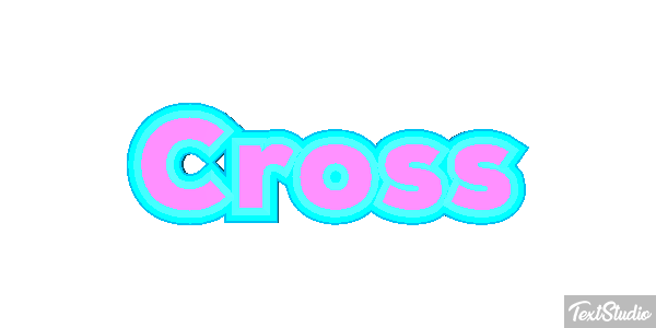 Cross Effetto testo