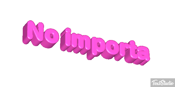 No importa Efekt tekstowy