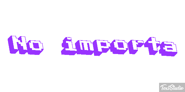No importa Efekt tekstowy