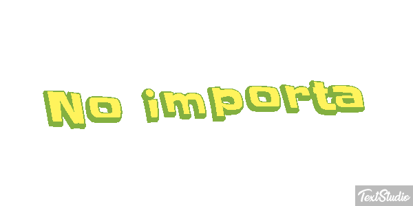 No importa Efekt tekstowy