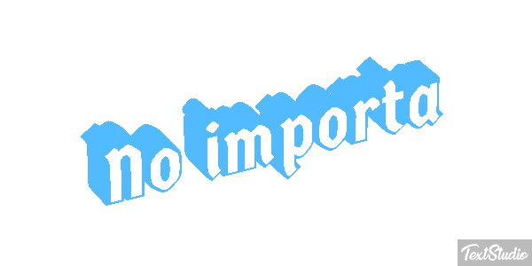 No importa Efekt tekstowy