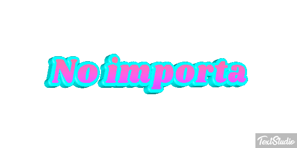 No importa Efekt tekstowy