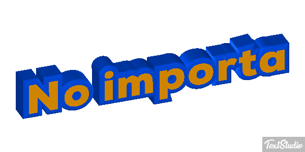 No importa Efekt tekstowy
