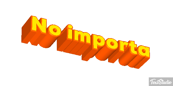 No importa Efekt tekstowy