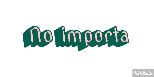 No importa Efekt tekstowy