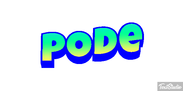 Pode Efeito do texto