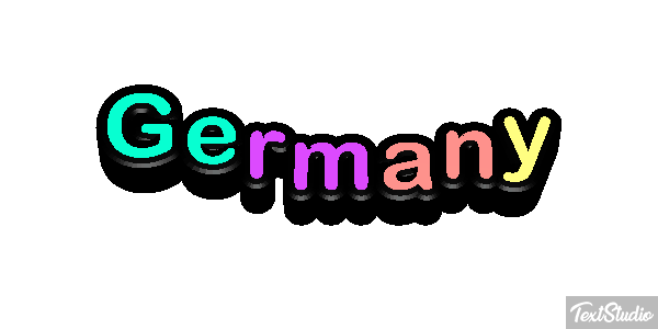 Germany Text effect