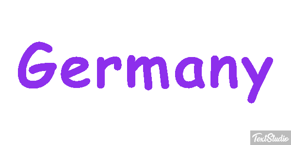 Germany Text effect