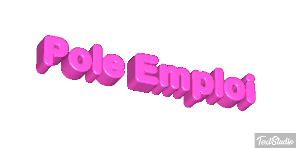 Pole Emploi Text effect