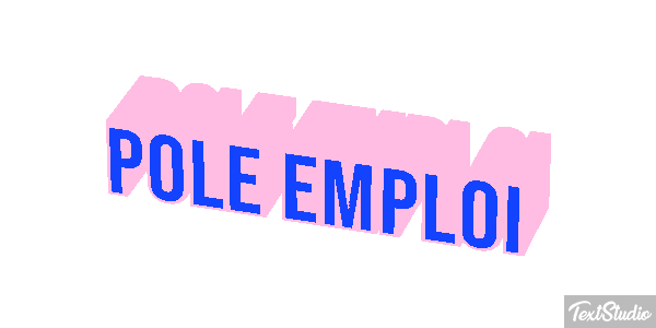 Pole Emploi Text effect