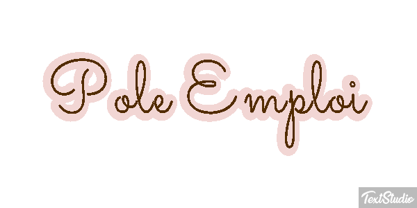 Pole Emploi Text effect