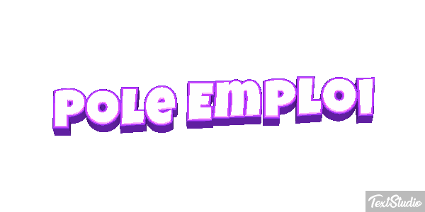 Pole Emploi Text effect