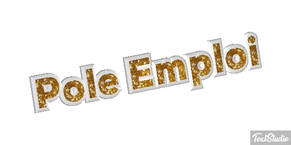 Pole Emploi Text effect
