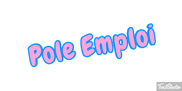 Pole Emploi Text effect