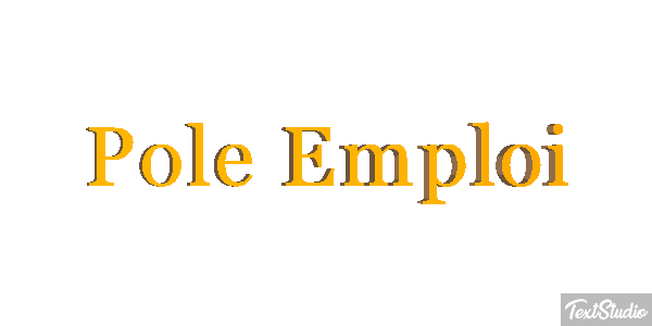 Pole Emploi Text effect