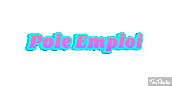 Pole Emploi Text effect