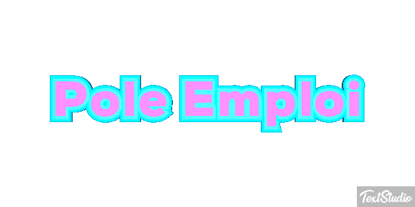 Pole Emploi Text effect