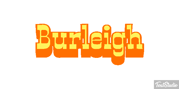 Burleigh Text effect