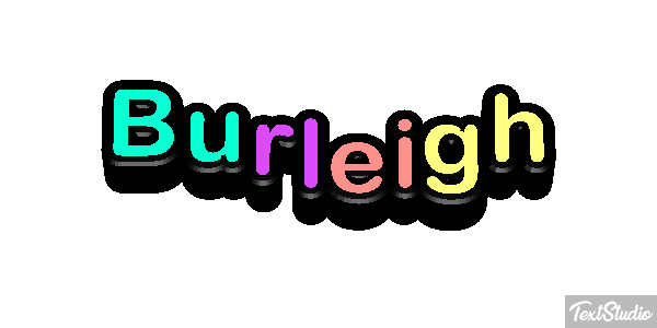 Burleigh Text effect