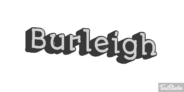 Burleigh Text effect