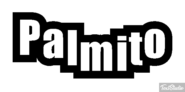 Palmíto Effetto testo