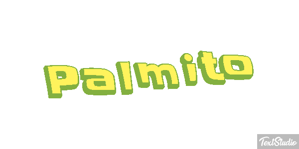 Palmíto Effetto testo