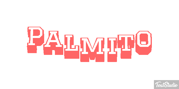 Palmíto Effetto testo