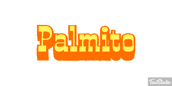 Palmíto Effetto testo