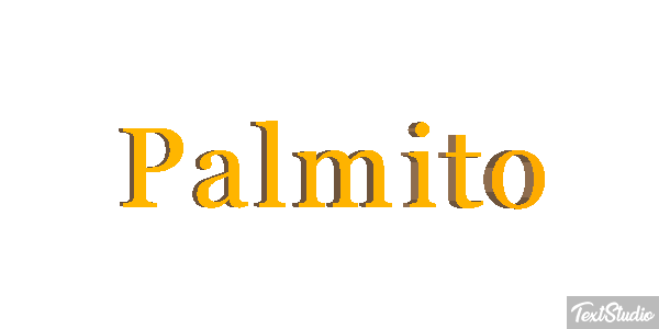 Palmíto Effetto testo