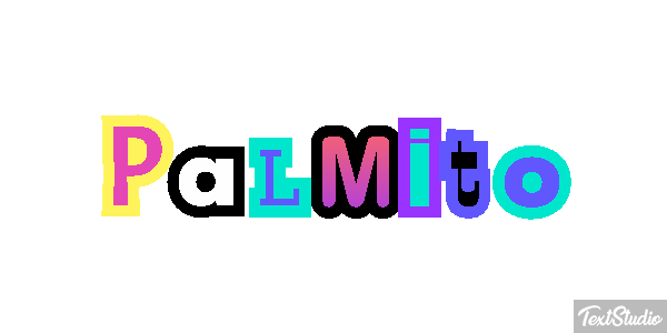 Palmíto Effetto testo