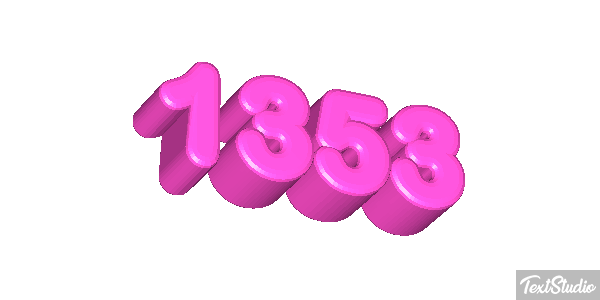 1353 Text effect