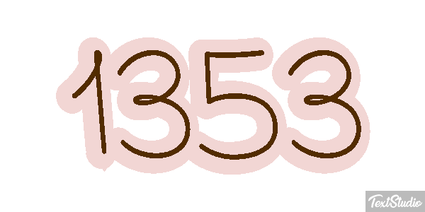 1353 Text effect