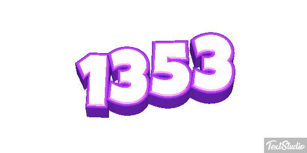 1353 Text effect