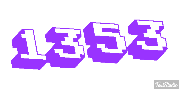 1353 Text effect