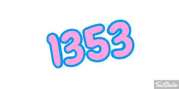 1353 Text effect