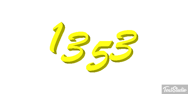 1353 Text effect