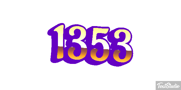 1353 Text effect