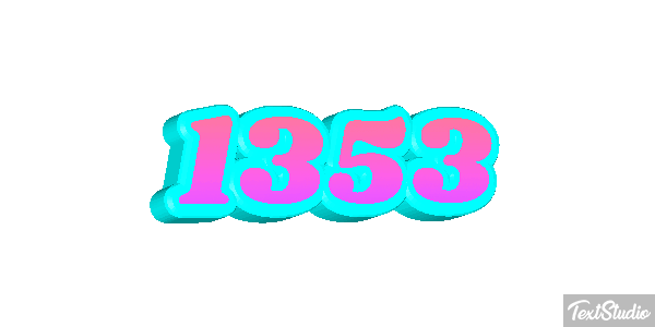 1353 Text effect
